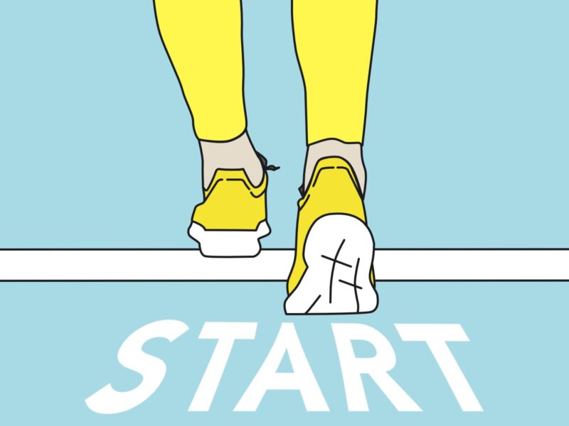 スタートのイラスト