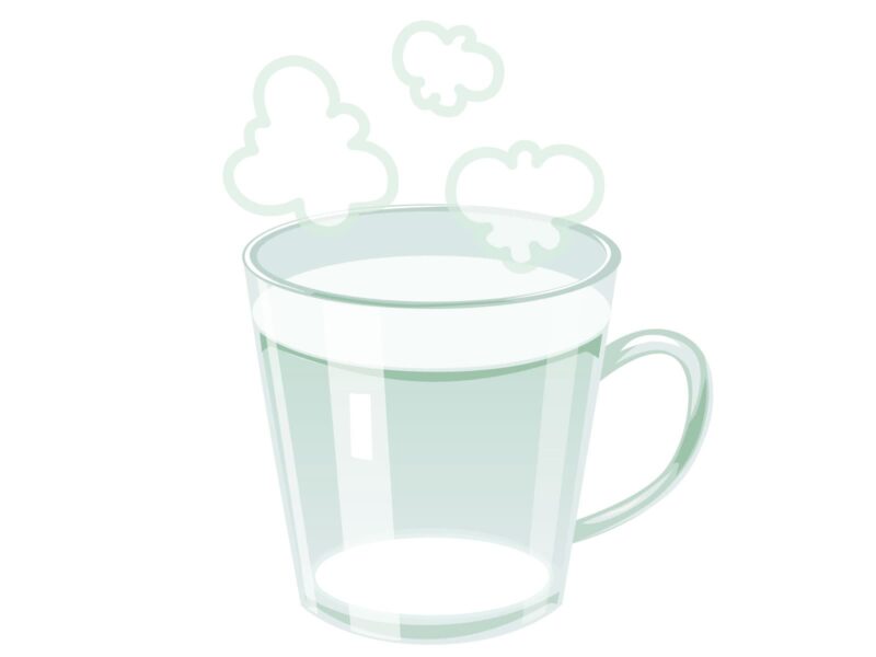 白湯のイラスト
