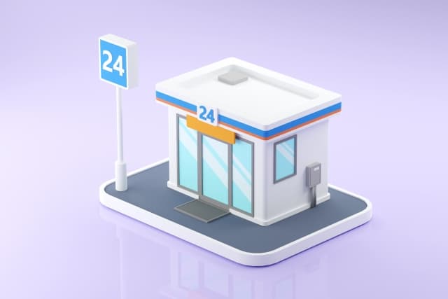 コンビニのイラスト