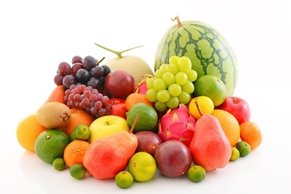 色んな種類の果物