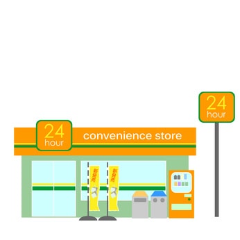 コンビニのイラスト