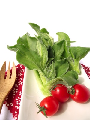 ミニトマトとアイスプラント