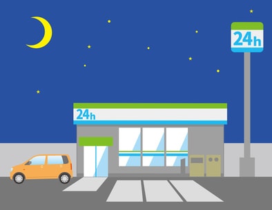 コンビニのイラスト