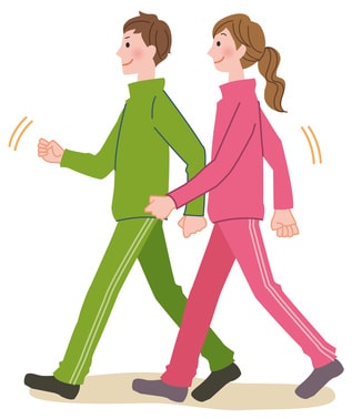 ジョギング ウォーキング 歩く