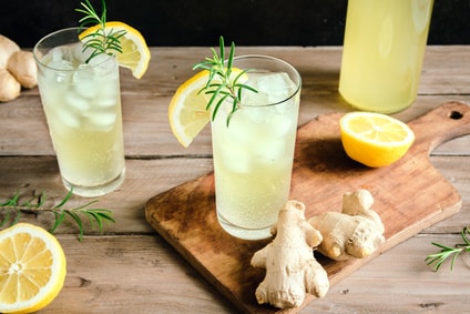 レモン生姜炭酸水