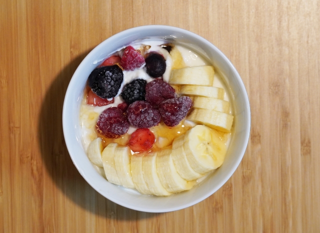 オートミール フルーツ ヨーグルト