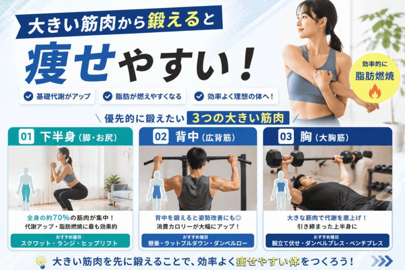 筋トレ痩せやすいのアイキャッチ画像