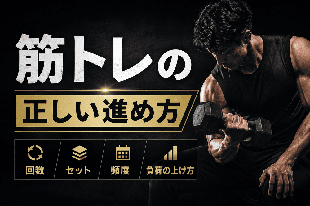 筋トレの正しいやり方のアイキャッチ画像